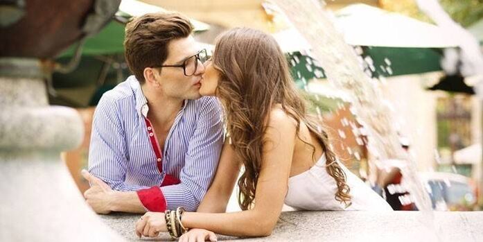infection with parasites through kissing